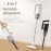 1pc Vacuum Cleaner Wireless Handheld High Power Stick-Vacuum Cleaner With Floor Brush,Lightweight Rechargeable Electric Brooms,Powerful Suction 4-in-1 Portable Bagless Mini Hand Vac For Car Home Sofa Pet Hair Hard Wood Floor Carpet Cleaning Supplies