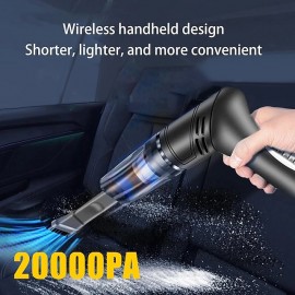 Cordless Car Vacuum Cleaner Portable Mini Handheld Vacuum Cleaner Rechargeable Wireless 20000PA Dust Catcher for Car Home Office
