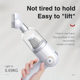 Cordless Handheld Vacuum Cleaner Strong Suction Hand Held Vacuum With Runtime Rechargeable Battery Lightweight Hand Vacuum
