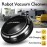 Black Automatic Rechargeable Smart Robot Vacuum Cleaner Suction Sweeping Robot