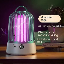 Hot Style Electric Shock Mosquito Lamp Rechargeable Outdoor Household Photocatalytic Mosquito Dispeller Lamp Hanging From The Fly
