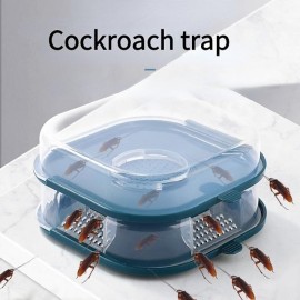 Cockroach Trap Non-Toxic Reusable House Cockroach Repellent Bait Pest Control Eco-Friendly Cockroach for Kitchen and Toilet
