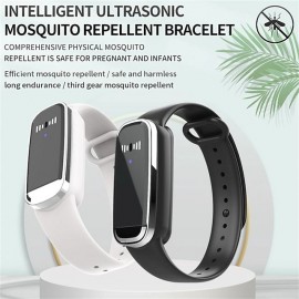 Ultrasonic Mosquitoes Repeller Bracelet Smart Prevent Mosquitoes Wrist Watch Bracelet Anti Mosquitoes Bite Wristband kids gifts
